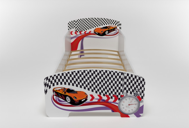 Кровать подростковая Red Rally Classic "Racing Sports" 160х70
